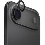 Uniq iPhone Air (6.5") ALUGUARD Aluminium Camera Lens Protector - Eclipse Black , Aluminium frame, Anti-reflective HD image clarity, Bubble-free installation, Ultra-slim fit