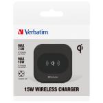 Verbatim 66597 Essentials Wireless Charger 15W - Space Grey