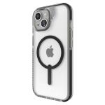 ZAGG iPhone 15 (6.1") Santa Cruz Snap Case - Clear / Black Magsafe Compatible