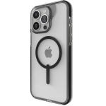 ZAGG iPhone 15 Pro Max (6.7") Santa Cruz Snap Case - Clear / Black Magsafe Compatible