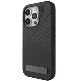 ZAGG iPhone 15 Pro (6.1") Denali Snap Case with Kick Stand - Black Magsafe Compatible