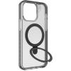 ZAGG iPhone 15 Pro (6.1") Santa Cruz Snap Case with Ring Stand - Clear / Black Magsafe Compatible ZAGG iPhone 15 Pro (6.1") Santa Cruz Snap Case with Ring Stand - Clear / Black Magsafe Compatible