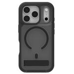ZAGG 702320849 Rainier Snap Kickstand + Camera Control Button Case, Apple iPhone 17 Pro, Smoke Black (CC)