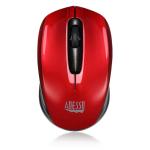 Adesso Wireless Mini Mouse - Red