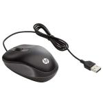 HP G1K28AA Wired USB Travel Mouse with 1000 DPI - 2x Buttons - Scroll Wheel