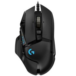 Logitech G502 Hero High Performance RGB Wired Gaming Mouse HERO 25K SENSOR, 11 PROGRAMMABLE BUTTONS, TUNABLE WEIGHT