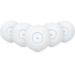 Ubiquiti UniFi U7-Pro-5 (BE11000) Tri-Band 6-Stream Wi-Fi 7 Access Point with 2.5GbE x1 (PoE+ 21W) - 5 Pack