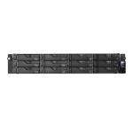 Asustor Lockerstor 12RD AS6512RD 12-Bay NAS, 2U Rackmount, Quad Core Atom C3538 2.1GHz, 8GB RAM (128GB Max), 2x 2.5GbE, 2x 1GbE, 1x PCIe, 4x USB, Redundant Power Supplies, 3 Years Warranty, Come With 4 Free Camera License (64 Licenses Max)