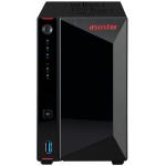Asustor Nimbustor 2 Gen2 AS5402T 2-Bay Flash NAS Intel Quad Core Up to 2.9 GHz - 4GB RAM (16GB Max) - 4x M.2 - 2x 2.5GbE - 3x USB - 1x HDMI - 3 Years Warranty - Come With 4 Free Camera Licenses (44 Licenses Max)