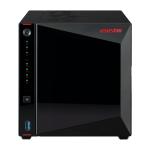 Asustor Nimbustor 4 Gen2 AS5404T 4-Bay Flash NAS, Intel Quad Core upto 2.9 GHz, 4GB RAM (16GB Max), 4x M.2, 2x 2.5GbE, 3x USB, 1xHDMI, 3 Years Warranty, Come With 4 Free Camera Licenses (44 Licenses Max)