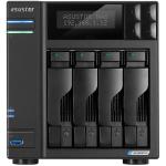 Asustor Lockerstor 4 Gen 2 AS6704T 4-Bay NAS Intel Quad Core Upto 2.9 GHz 4GB RAM (16GB Max), 4x M.2, 1xPCI, 2x 2.5GbE, 1x HDMI, 3 Years Warranty, Come With 4 Free Camera Licenses (44 Licenses Max)