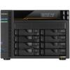 Asustor Lockerstor 8 Gen3 AS6808T 8-Bay NAS AMD Quad Core Upto 3.8 GHz - 16GB ECC RAM (64GB Max) - 4x M.2 - 1x PCIe - 2x 10GbE - 2x 5GbE - 3xUSB - 2x 40Gbps USB-C - 3 Years Warranty - 4 Free Camera Licenses (72 Licenses Max)