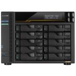 Asustor Lockerstor 10 Gen3 AS6810T 10-Bay NAS AMD Quad Core Up to 3.8 GHz - 16GB ECC RAM (64GB Max) - 4x M.2 - 1x PCI - 2x 10GbE - 2x 5GbE - 3x USB - 2x 40Gbps USB-C - 3 Years Warranty - 4 Free Camera Licenses (72 Licenses Max)