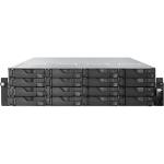 Asustor Lockerstor 12R Pro Gen 2 AS7216RDX 3U Rackmount 16-Bay NAS AMD Ryzen 7 Pro Up to 5.3GHz - 16GB ECC RAM (192GB Max) - 2x GbE - 2x 10GbE - 1x M.2 - 2x PCIe - 4x USB - 1x HDMI - Dual redundant PSU's - 5Y Warranty - 4 Free Camera Licens