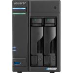 Asustor Lockerstor 2 Gen 2+ AS6702T v2 2-Bay NAS Intel Quad Core Up to 2.9 GHz - 4GB RAM (16GB Max) - 4x M.2 - 2x 5GbE LAN - 1x HDMI - 3x USB - 3 Years Warranty - Come With 4 Free Camera Licenses (44 Licenses Max)