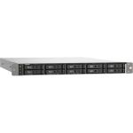 QNAP TS-h1090FU-7232P-64G Enterprise 1U 10-Bay Rackmount NAS Server AMD EPYC 7302P, 16C/32T Upto 3.3GHz, 64GB DDR4 ECC(1TB Max), Hot-swappable, 10X U.2/U.3 NVMe PCIe Gen4/Gen3 & 2.5"SATA 6Gbps SSD, 2X2.5gBe, 2x25GbE, 2xPCIe, 3XUSB, Redundan