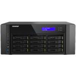QNAP TS-h1277AFX-R7-32G Enterprise 12-Bay Desktop NAS Server AMD EPYC 8C/16T - 32GB DDR5 ECC (192GB Max) - 12x 2.5" Sata SSD - Hot-Swap - 2x2.5GbE - 2x10GbE - 3xPCIe - 2xUSB - 1x HDMI - 5Y Warranty - 2 Camera Licenses
