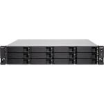 QNAP TS-h1886XU-RP-R2-D16 Enterprise 3U 18-Bay (12x3.5" + 6x2.5") Rackmount NAS Server, Intel; Xeon 4C/8T Upto 3.2GHz, 32GB DDR4 ECC RAM (128GB Max), 2x SFP+ 10G, 4x 2.5 GbE, 4x PCIe, Dual Redundant Power Supplies, Rails not included, 3 Yea