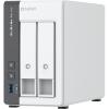 QNAP TS-216G Home and Business 2-Bay NAS Server ARM 4-Core Processor Upto 2.0GHz, 4GB RAM, 1x GbE, 1x2.5 GbE, 3x USB , 2 Years Warranty, Come with 8 Camera License