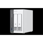 QNAP TS-216G Home and Business 2-Bay NAS Server ARM 4-Core Processor Upto 2.0GHz, 4GB RAM, 1x GbE, 1x2.5 GbE, 3x USB , 2 Years Warranty, Come with 8 Camera License