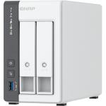QNAP TS-216G Home and Business 2-Bay NAS Server ARM 4-Core Processor Upto 2.0GHz, 4GB RAM, 1x GbE, 1x2.5 GbE, 3x USB , 2 Years Warranty, Come with 8 Camera License