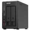 QNAP TS-253E-8G Home and Business 2-Bay Desktop NAS Server, Intel Quad Core Celeron Upto 2.6GHz, 8GB Ram,Hot-swappable, 2x 2.5GbE LAN, PCIe Expansion Slot,2x M.2 2280 PCIe slots, 2x USB3.2, 2x HDMI, 2X USB 2.0, 2 Years Warranty