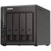 QNAP TS-453E-8G Home & Business 4-Bay Desktop NAS Server Intel Quad Core Up to 2.6GHz - 8GB DDR4 RAM - Hot-Swappable - 2x 2.5GbE LAN - 2x M.2 2280 PCIe Slots - 2x USB3.2 - 2x USB 2.0 - 2 x HDMI - 2 Years Warranty - Comes with 8 Camera Licen