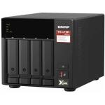 QNAP TS-473A-8G Business 4-Bay Desktop NAS Server, AMD Ryzen V1500B 4C/8T 2.2GHz, 8GB RAM (64GB Max), 2x M.2, 2x 2.5GbE LAN, 2x PCIe Expansion Slot, 2x USB3.2 Gen2, 1x USB Type-C, 3 Years Warranty, Come with 8 Camera License