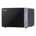 QNAP TS-632X-4G Business 6-Bay Desktop NAS Server, Quad Core Upto 2.0GHz, 4GB RAM (16GB Max), 2x 2.5GbE, 2x 10GbE SFP+  LAN, 1x PCIe, 2x USB, 2 Years Warranty, Come with 8 Camera Licenses
