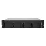 QNAP TS-832PXU-4G Business 2U Rackmount 8-Bay NAS Server Quad Core 1.7GHz - 4GB DDRE (16GB Max) - 2x 2.5 GbE - 2x 10 SFP+ GbE - 1x PCIe - 4x USB - 3 Year Warranty - 8 Camera Licenses