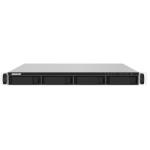 QNAP TS-432PXU-RP-2G Business 1U Rackmount 4-Bay NAS Server Quad Core 1.7GHz - 2GB RAM - 2x 10GbE SFP+ - 2x 2.5GbE - 2x 250W Redundant Power Supply - Without Rail Kit - 3 Years Warranty - 8 Camera Licenses