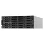 QNAP TS-h3087XU-RP-E2378-64G Enterprise 4U Rackmount 30-Bay NAS Server Intel Xeon E-2378 - 8C/16T Up to 4.8GHz - 64GB DDR4 ECC(128GB Max) - 24 x 2.5"/3.5"+6 x 2.5" Sata - Hot-Swap - 4x USB - 2x2.5GbE) - 2x 10GbE - 4x PCIe - 800W Redundant P