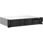QNAP TS-864eU-8G Business 2U 8-Bay Rackmount NAS Server, Intel Quad Core Upto 2.9GHz 8GB Ram (16GB Max), 1x PCI, 2x 2.5 GbE, 4x USB, 1x HDMI, 3 Years Warranty, Come with 8 Camera License