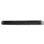 Synology RackStation RS422+ 4-Bay 1U Performance NAS Server, AMD Ryzen R1600 Dual Core Upto 3.1GHz 2GB DDR4 ECC, 2x RJ45 GBE, 1xPCIe, 1x USB 3.2, 3 Years Warranty,