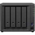 Synology DiskStation DS425+ 4-Bay NAS Server, Intel Celeron J4125 Quad Core Upto 2.7 GHz 2GB DDR4 (6GB Max), 2xM.2 Slot, 1x 2.5 GbE, 1x GbE, 2x USB 3.2, 1x Type C (Expansion port), 3 Years Warranty, Synology HDD Only