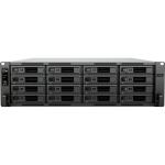Synology RackStation RS2825RP+ 16-Bay 3U NAS Server, AMD Ryzen V1780B Quad Core 3.6 GHz (Max), 8GB ECC DDR4 (32GB Max), 2x GbE,1x 10GbE, 2x USB 3.2, 1x Expansion Port (Mini-SAS HD), 1x PCIE, Redundant Power Supplies, 3 Years Warranty