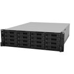 Synology RackStation RS4021xs+ 3U 16-Bay Ultra-High Performance NAS Server Intel Xeon D-1541 8C/16T Up to 2.7 GHz - 16GB ECC DDR4 (64GB Max) - 2x 10GbE - 4x 1GbE - 2x USB 3.2 - 2x Expansion Port - Dual Redundant Power Supplies - 5 Years War