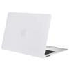 Matte Rubberized Hard Shell Case Cover for 13" MacBook Air (2018-2022) - Matte White for Models: A2337 M1 / A2179 / A1932