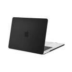 Matte Rubberized Hard Shell Case Cover for 16" MacBook Pro (2019-2020) - Matte Black for Models: A2141