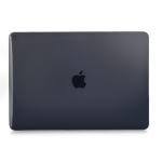 Rubberized Hard Shell Case Cover for 13.3" MacBook Air (2018-2022) - Crystal Black - Models: A2337/A2179/A1932