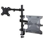 StarTech.com A2-LAPTOP-DESK-MOUNT Monitor Arm with Laptop Tray Adjustable