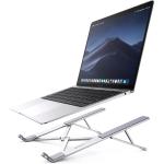 UGREEN UG-40289 Aluminum Foldable Laptop Stand - Silver - Foldable & Portable  - 5 Level Height Adjustment - Support laptop up to 8"-17.3" iPad Mini/ Macbook Pro
