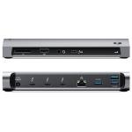 Alogic Thunderbolt 4 Blaze Dual 4K Docking Station with 96W Power Delivery 3x Thunderbolt 4 - 3x USB-A - 1x Gigabit RJ45 - SD4.0 Card Reader - Support Apple Intel & M1 / Windows - 2Y Warranty