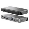 Alogic DX2 USB-C Dual 4K Docking Station with 65W Power Delivery DP 1.4 / DP++ x2 - 1x USB-C - 1x USB3.0 - 1x 3.5mm Audio Jack - 1x RJ45 - Supports Apple Intel / M1  / M2 (Dual 4K) / ChromeOS / Windows - 2Y Warranty