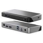 Alogic MX2 USB-C Dual 4K Docking Station with 65W Power Delivery 2x DP1.4/DP++ - 1x USB-C 3.1 Gen2 - 3x USB-A 3.1 - 1x 3.5mm Audio Port - 1x RJ45 - Support Apple Intel / M1 (Single 4K) / ChromeOS / Windows - 2Y Warranty