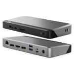 Alogic MX3 USB-C Triple 4K Docking Station with 100W Power Delivery 3x DP1.4/DP++ x3 - 1x USB-C - 3x USB3.0 - 1x 3.5mm Audio - 1x RJ45 - 1x SD Reader - Support Apple Intel & M1 (Single 4K) / ChromeOS / Windows - 2Y Warranty