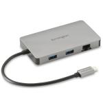 Kensington UH1450P USB-C Dual 4K Alt Mode Mobile Hub with 85W Power Delivery 2x DP1.4 - 1x 10Gbps USB-C 3.2 Gen2 - 2x USB-A 3.2 Gen2 - RJ45 x1 - Supports MacOS / iPadOS / Samsung DeX / Windows - 2 Year Warranty