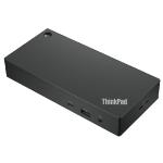 Lenovo ThinkPad Triple 4K USB-C Dock with 65W Power Delivery (Supports 100W PD when using 135W AC Adapter) - 2x DisplayPort - 1x HDMI - 1x RJ45 - Supports Windows 7 & Above - 3Y Warranty