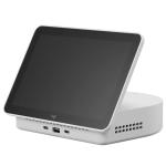 Logitech Logi Dock Flex - White Touch Screen - Front 2x USB-C - 1x USB-A - 1x HDMI - 1x DP Port - Multi Purpose Docking Station - Enables Easy Desk Booking Experiences