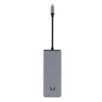 Moyork Lynk USB-C 14 PORT Triple Display Adaptor 2X HDMI 4K+VGA+RJ45 - Compatible with Macbook Pro - support 87W power delivery